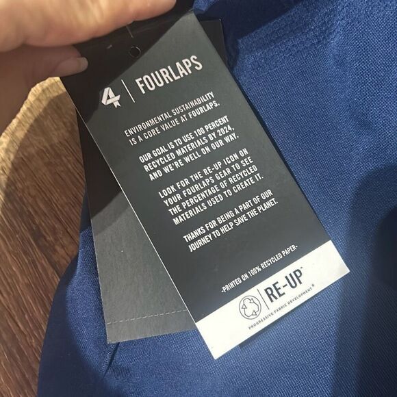 NWT FourLaps Womens Midnight Blue Aero Seamless Athletic Shorts Size XS-Small - Picture 6 of 8